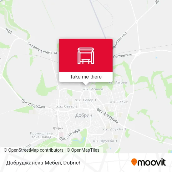 Карта Добруджанска Мебел