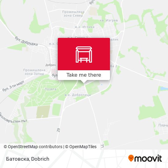 Батовска map
