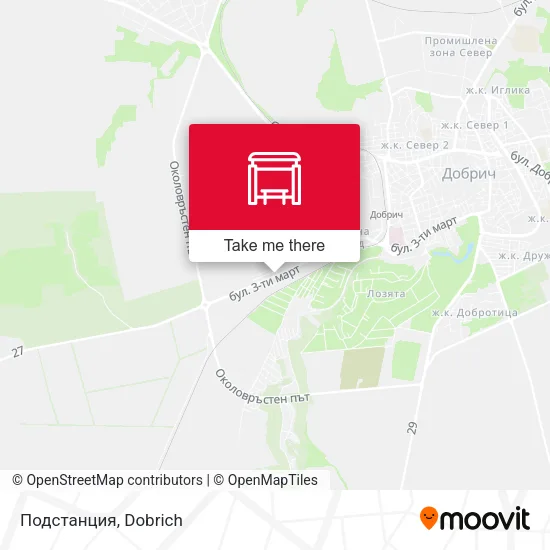 Карта Подстанция