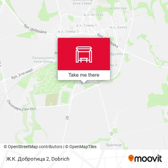 Карта Ж.К. Добротица 2