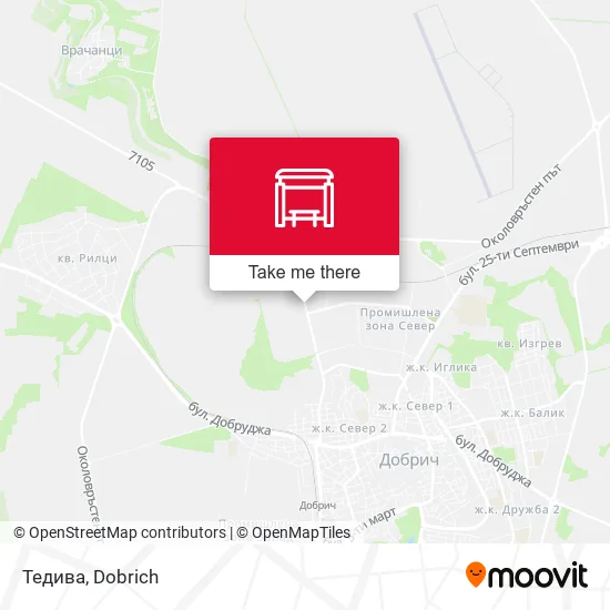 Карта Тедива