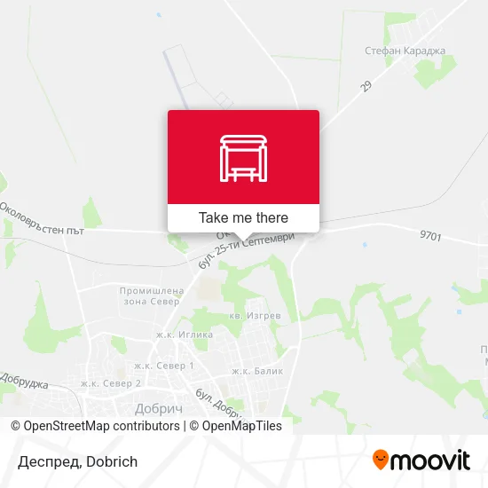 Карта Деспред