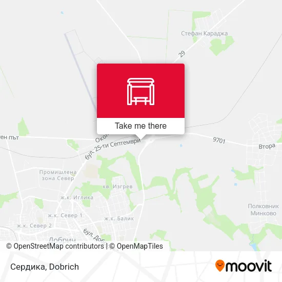 Карта Сердика