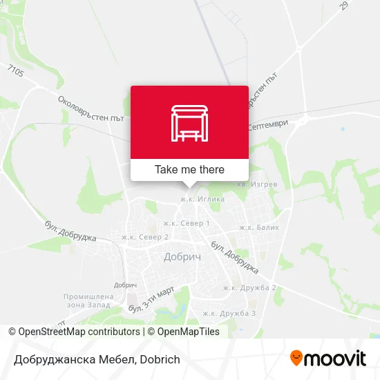 Карта Добруджанска Мебел