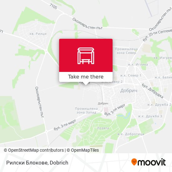 Рилски Блокове map
