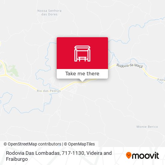 Mapa Rodovia Das Lombadas, 717-1130