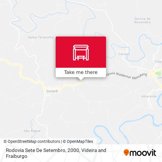 Rodovia Sete De Setembro, 2000 map