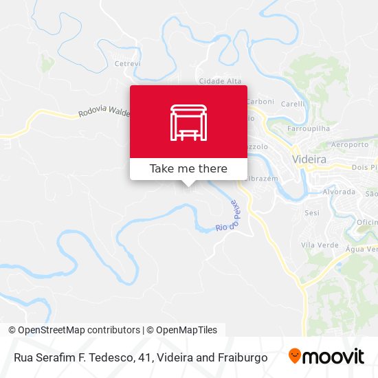 Rua Serafim F. Tedesco, 41 map