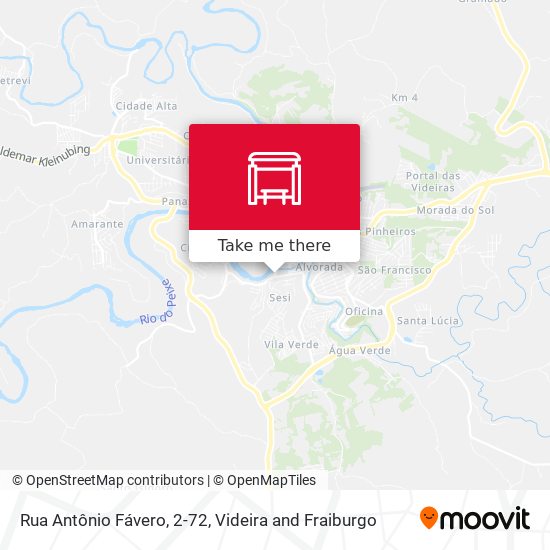 Rua Antônio Fávero, 2-72 map