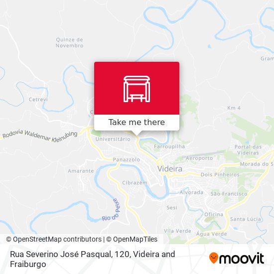 Rua Severino José Pasqual, 120 map