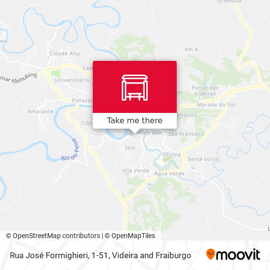 Rua José Formighieri, 1-51 map