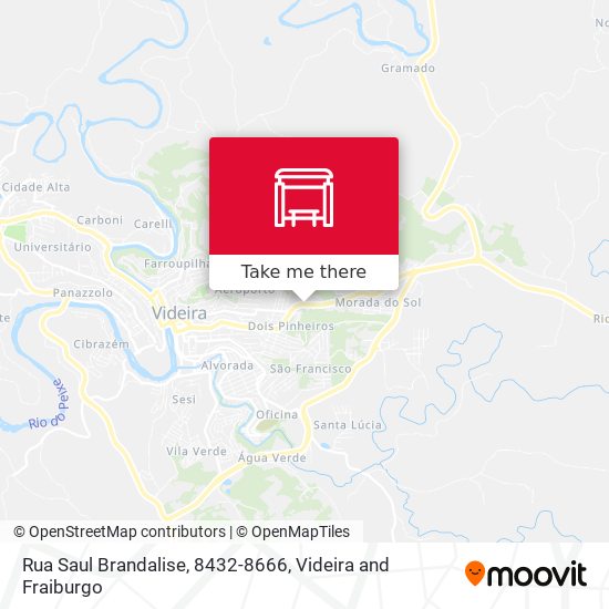 Rua Saul Brandalise, 8432-8666 map