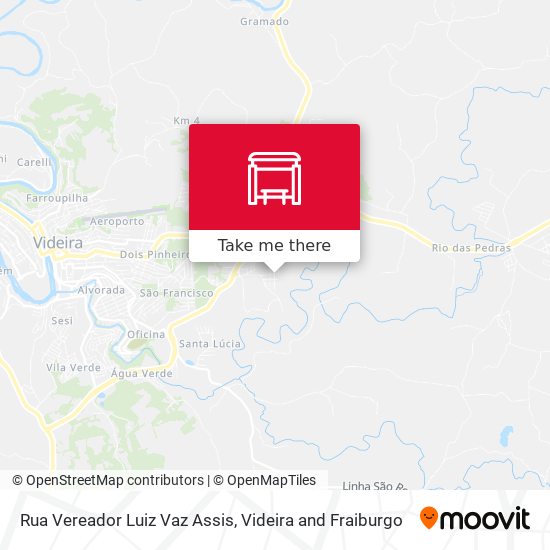 Rua Vereador Luiz Vaz Assis map