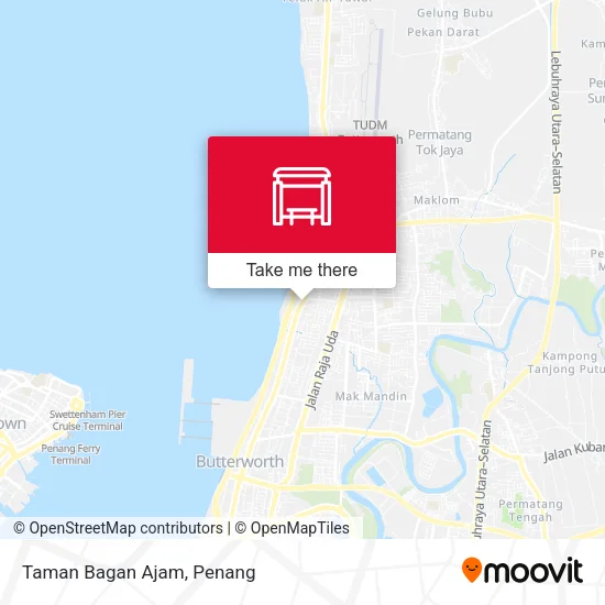 Taman Bagan Ajam map