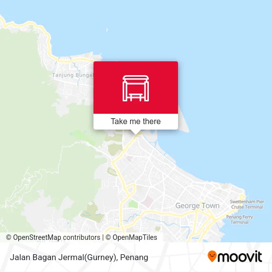 Jalan Bagan Jermal(Gurney) map