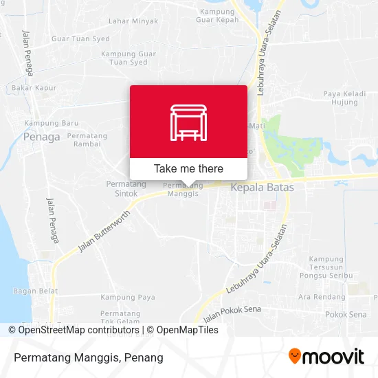 Permatang Manggis map