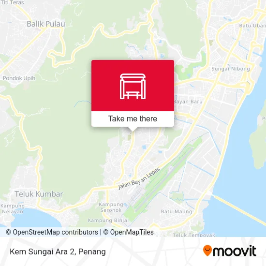 Kem Sungai Ara 2 map