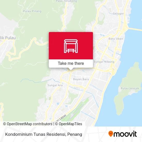 Kondominium Tunas Residensi map