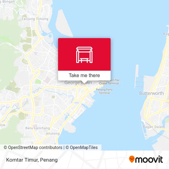 Komtar Timur map