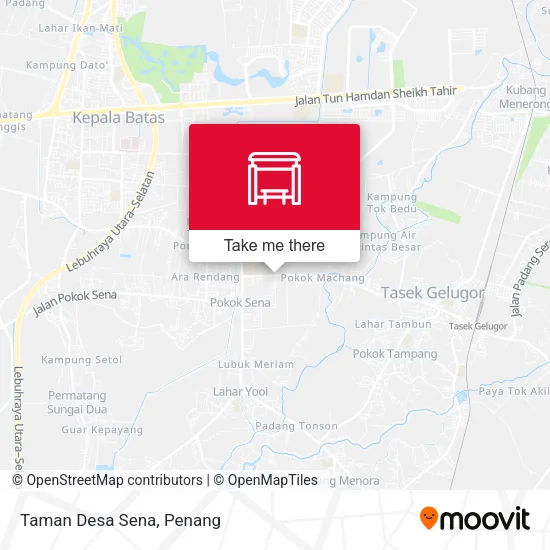 Taman Desa Sena map