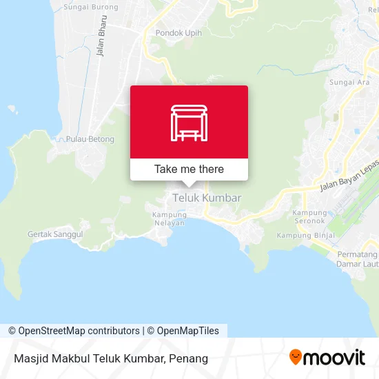 Masjid Makbul Teluk Kumbar map