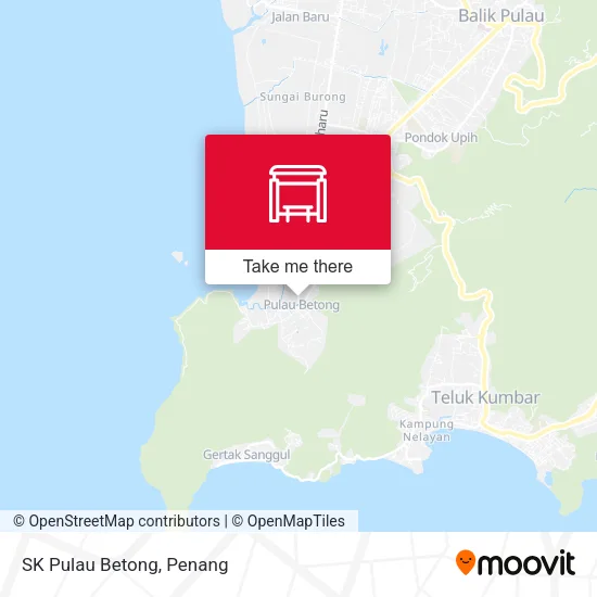 SK Pulau Betong map