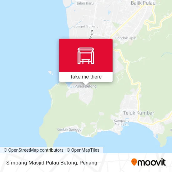 Simpang Masjid Pulau Betong map