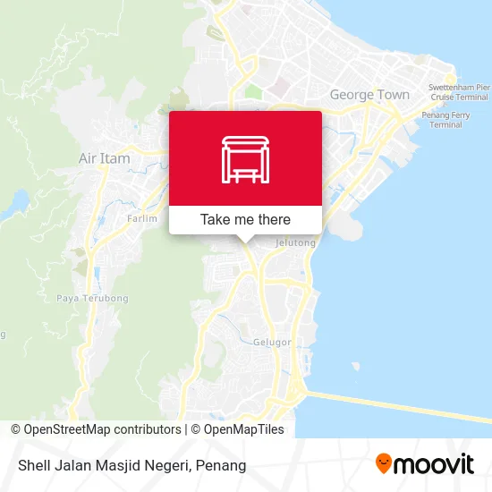Shell Jalan Masjid Negeri map