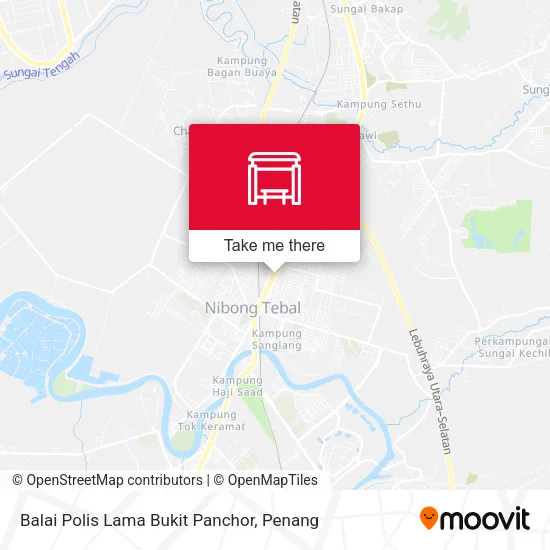 Balai Polis Lama Bukit Panchor map