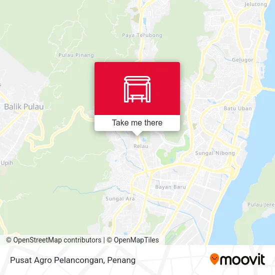 Pusat Agro Pelancongan map