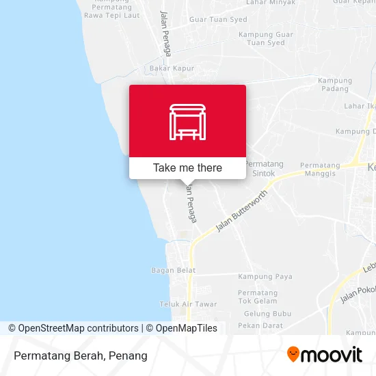 Permatang Berah map
