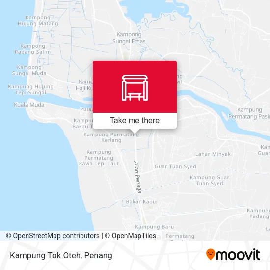 Kampung Tok Oteh map