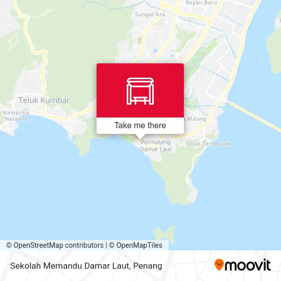 Sekolah Memandu Damar Laut map