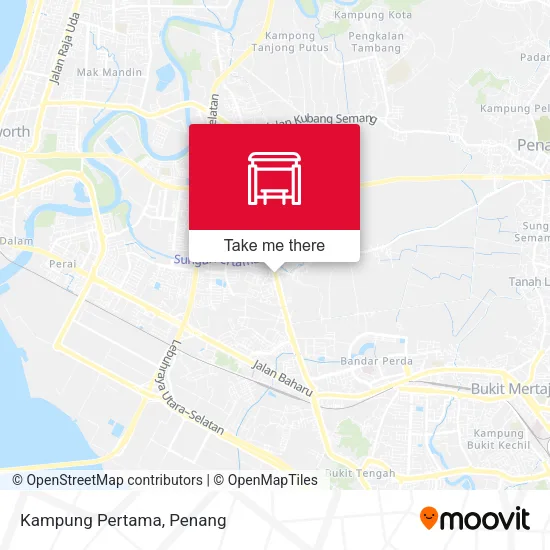 Kampung Pertama map