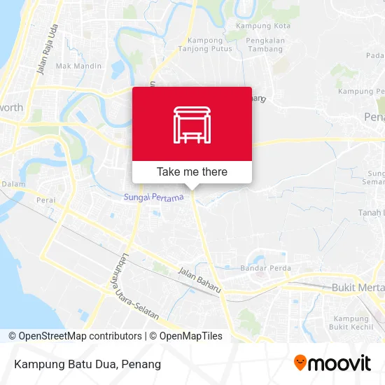 Kampung Batu Dua map