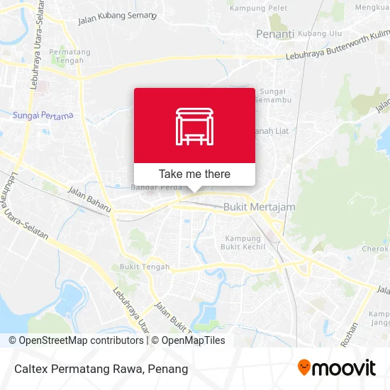 Caltex Permatang Rawa map