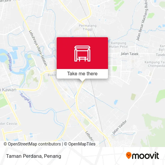 Taman Perdana map
