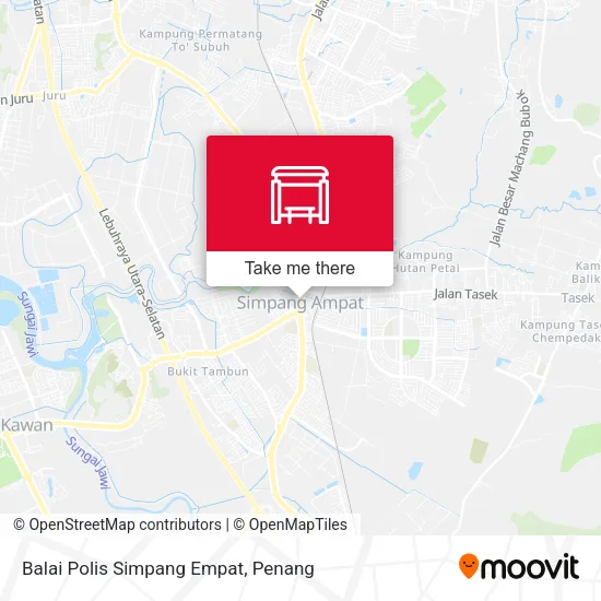 Balai Polis Simpang Empat map