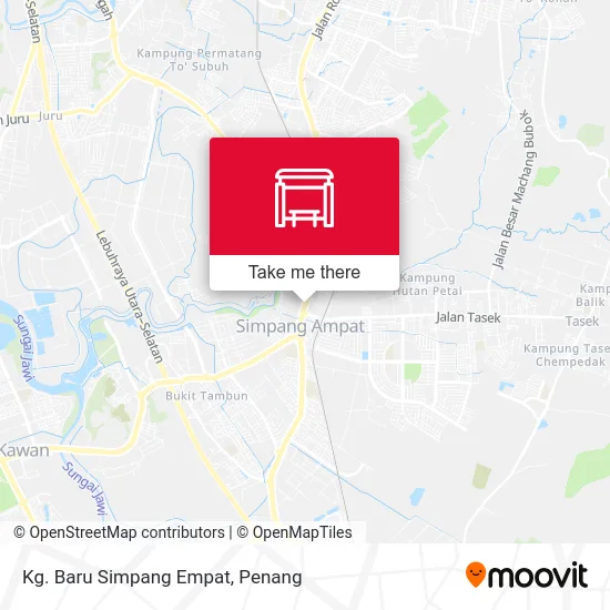 Kg. Baru Simpang Empat map