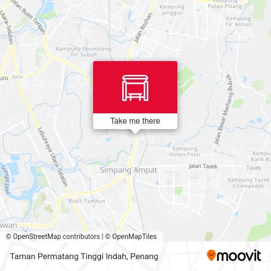Taman Permatang Tinggi Indah map