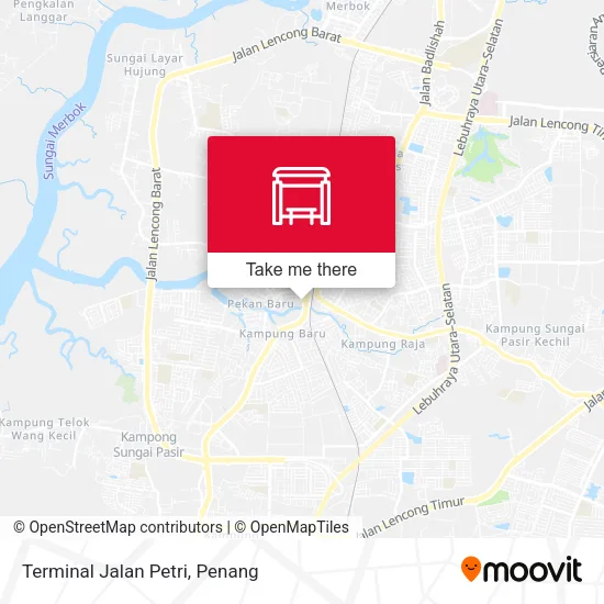 Terminal Jalan Petri map