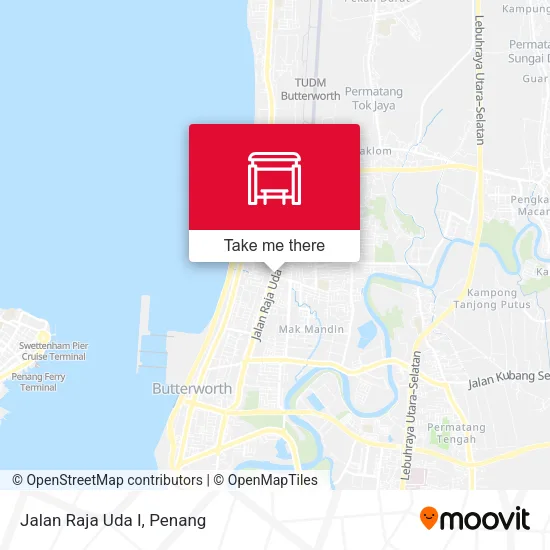 Jalan Raja Uda I map