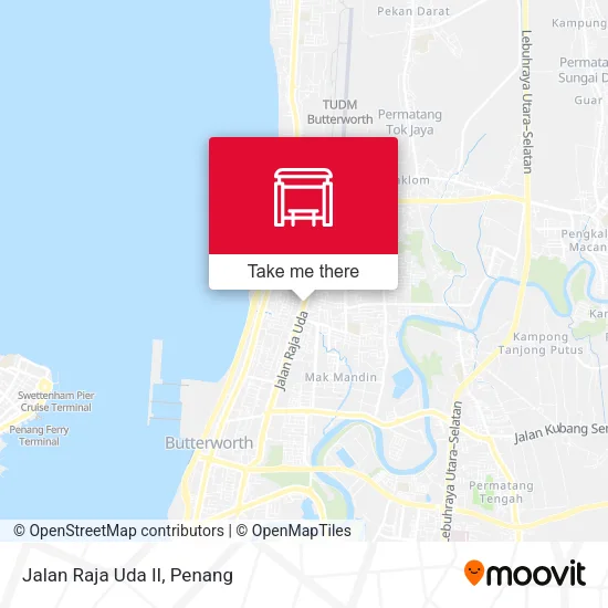 Jalan Raja Uda II map