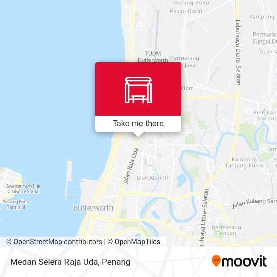 Medan Selera Raja Uda map