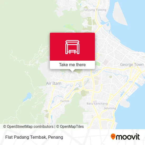 Flat Padang Tembak map