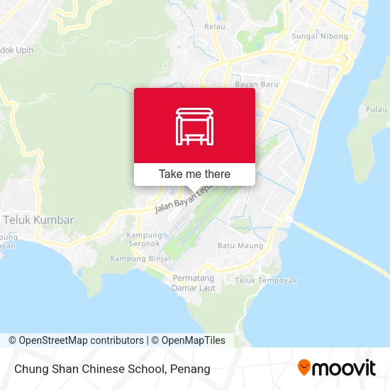 Chung Shan Chinese School map