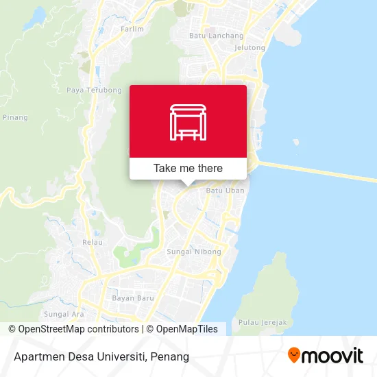 Apartmen Desa Universiti map