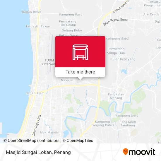 Masjid Sungai Lokan map