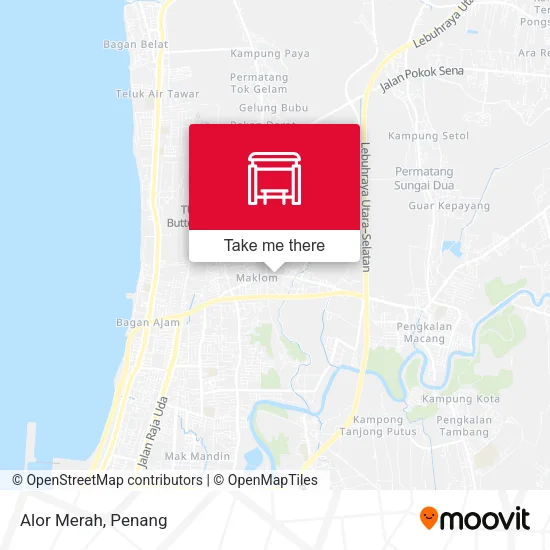 Alor Merah map
