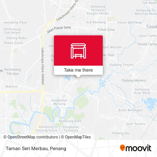 Taman Seri Merbau map